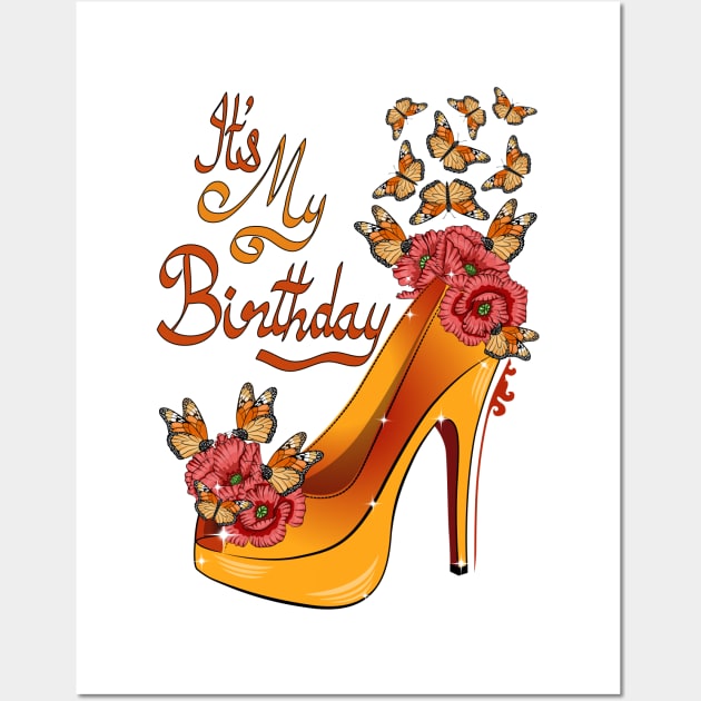 Its My Birthday Wall Art by Designoholic